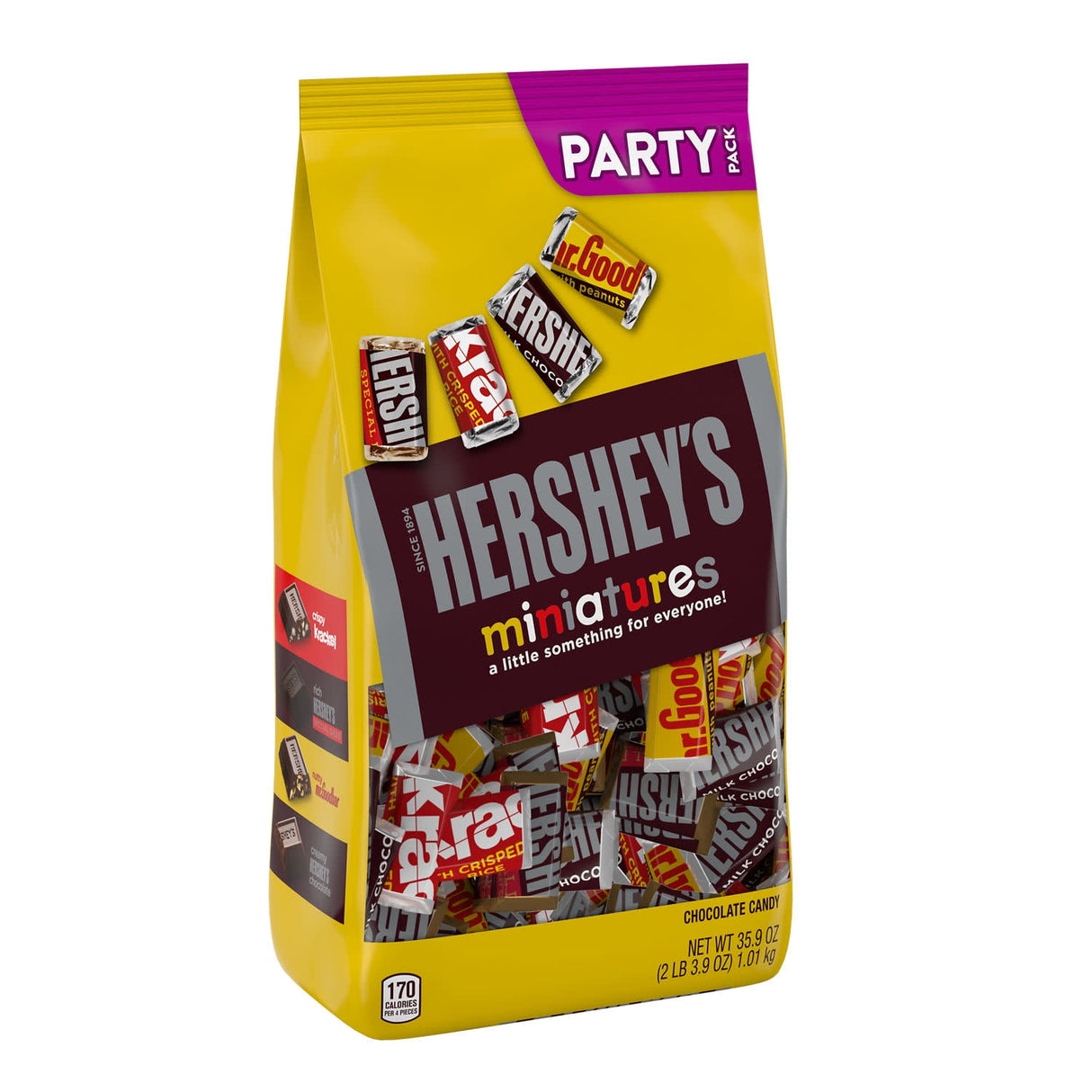 Hershey's Miniatures Chocolate Candy Assortment, 35.9 Oz (Pack of 9)