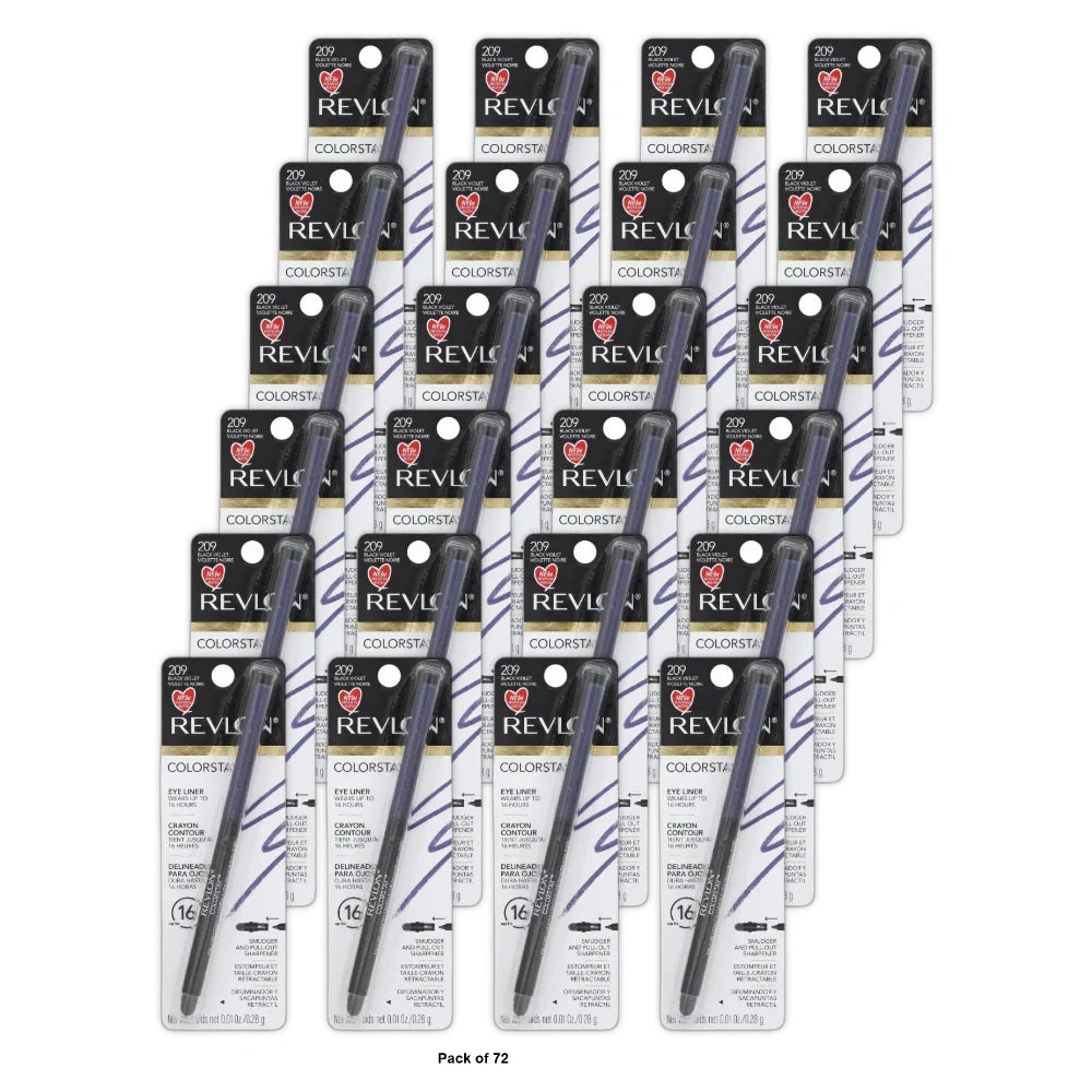 Revlon Colorstay Waterproof Eyeliner - Black Violet - 0.01 Oz (Pack Of 72)