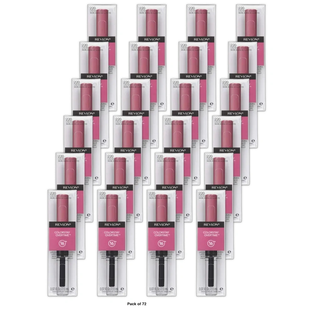 Revlon Colorstay Overtime Lipcolor - Unlimited Mulberry - 0.07 Fl Oz (Pack Of 72)