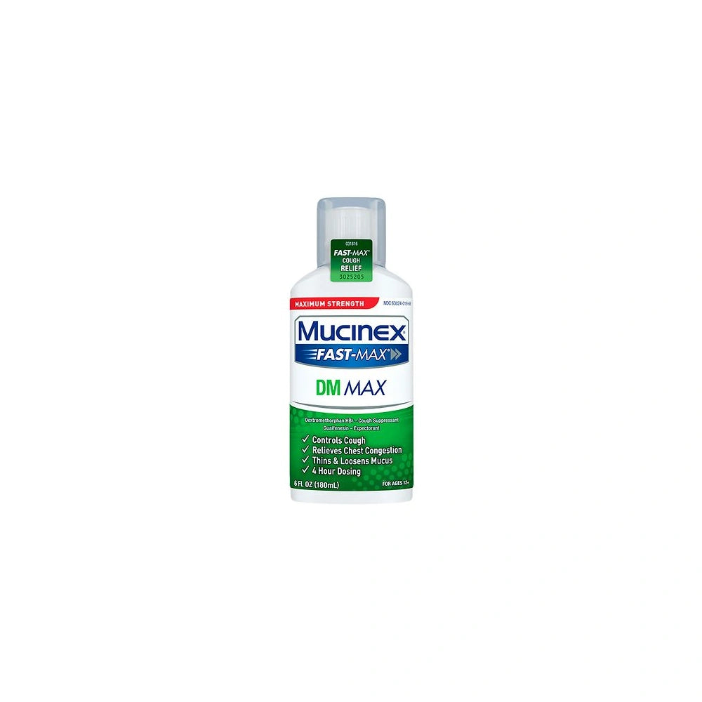 Mucinex Fast Max Cough Congestion Relief Liquid - 6 Fl Oz (Pack Of 6)