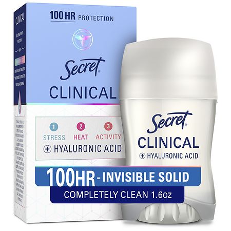 Secret Clinical Strength Antiperspirant and Deodorant for Women Invisible Solid (Pack of 12)