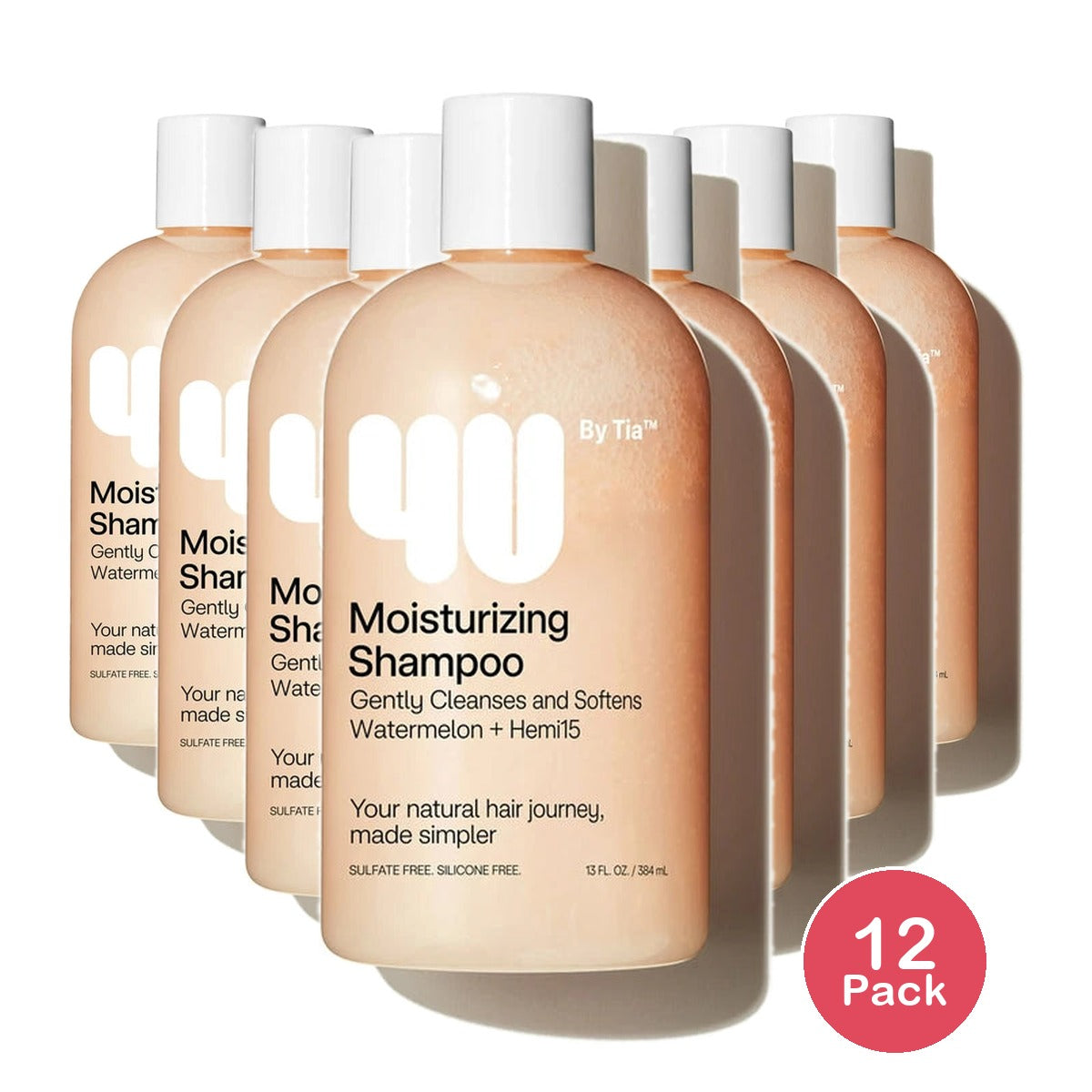 4U by Tia Moisturizing Shampoo - 13oz 6 Oz (Pack of 12)