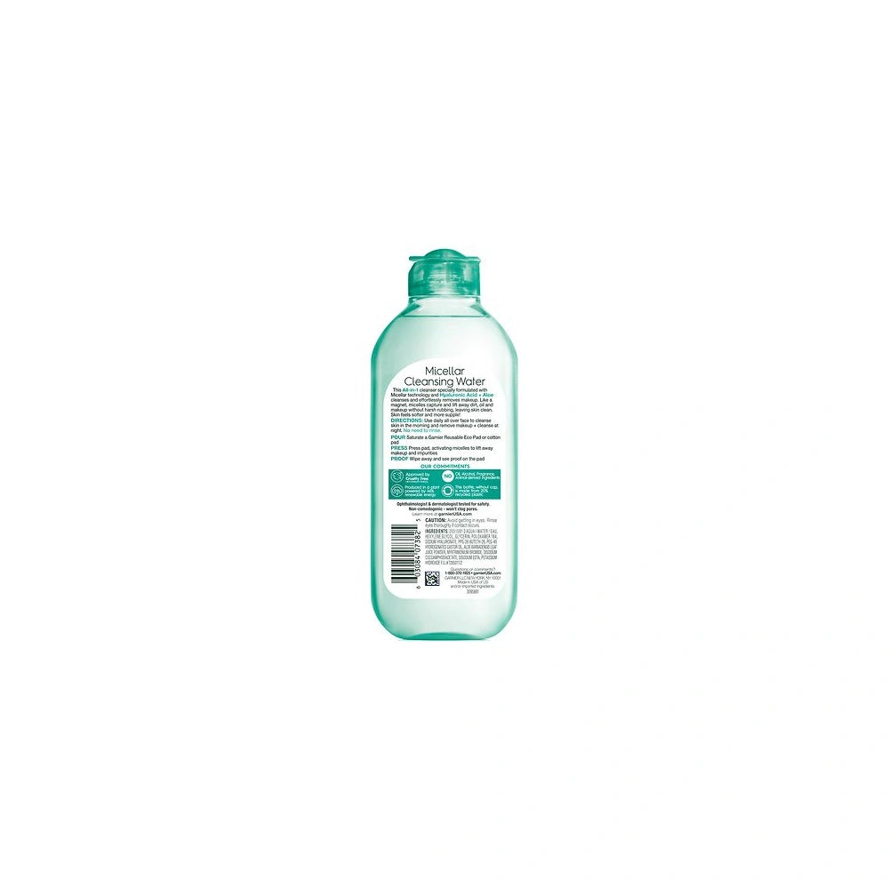 Garnier SkinActive Replumping Hyaluronic Acid + Aloe Micellar Cleansing Water - 13.5 fl oz (Pack of 12)