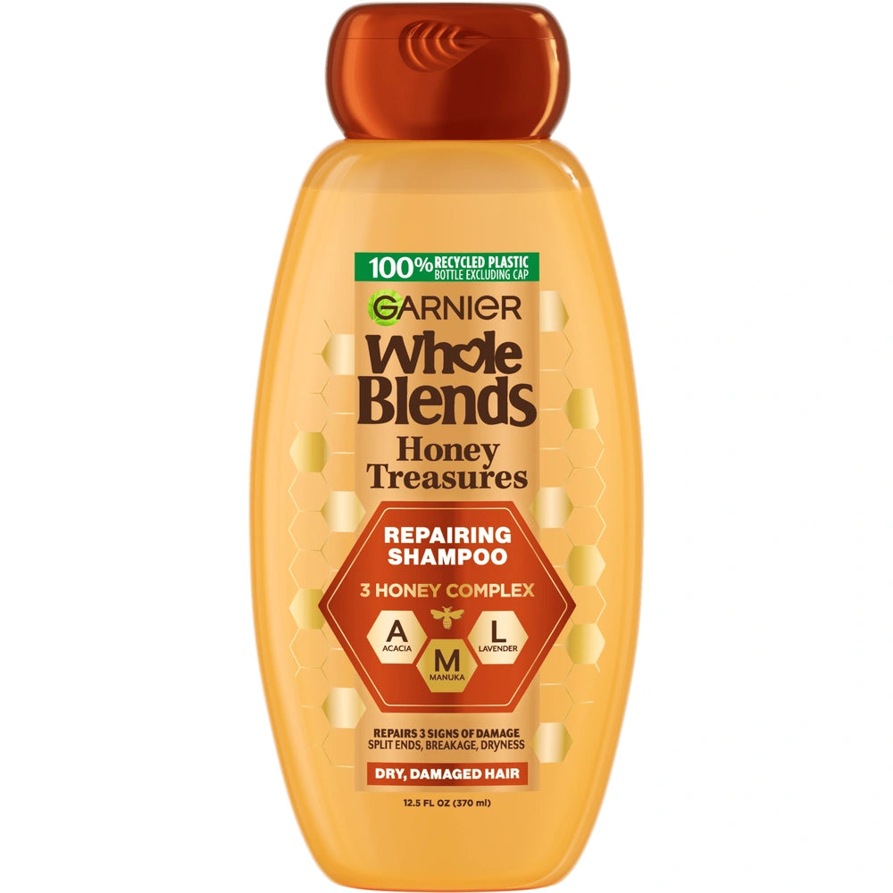 Garnier Whole Blends Honey Treasures Repairing Shampoo - 12.5 fl OZ (Pack of 6)