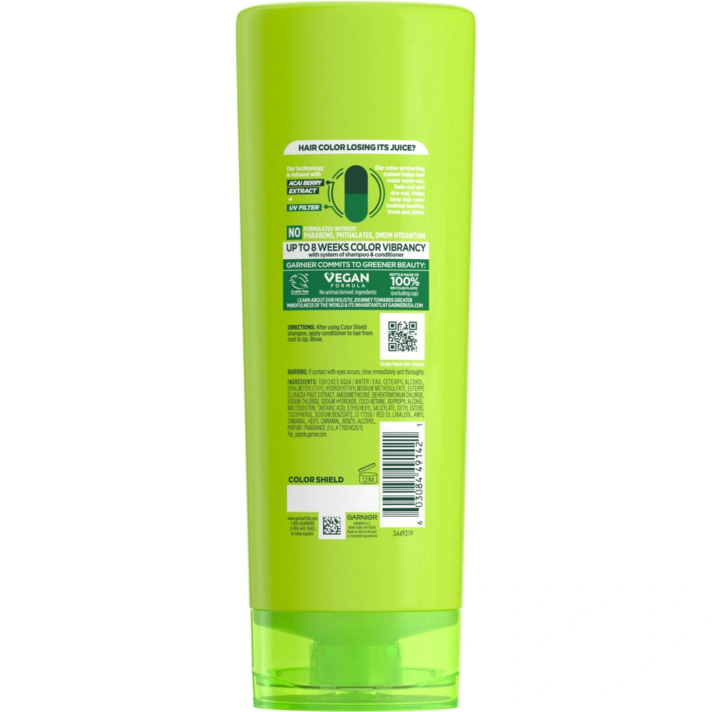 Garnier Fructis Grow Strong Fortifying Shine Enhancing Conditioner All Hair Type 12 OZ (Pack of 6)