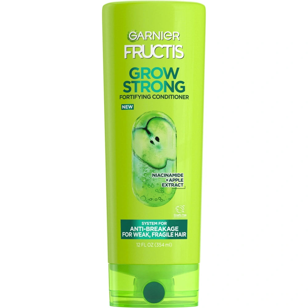 Garnier Fructis Grow Strong Fortifying Shine Enhancing Conditioner All Hair Type 12 OZ (Pack of 6)