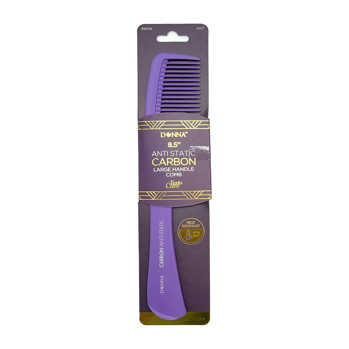 Donna Carbon Large Handle Comb nan (Pack of 48)