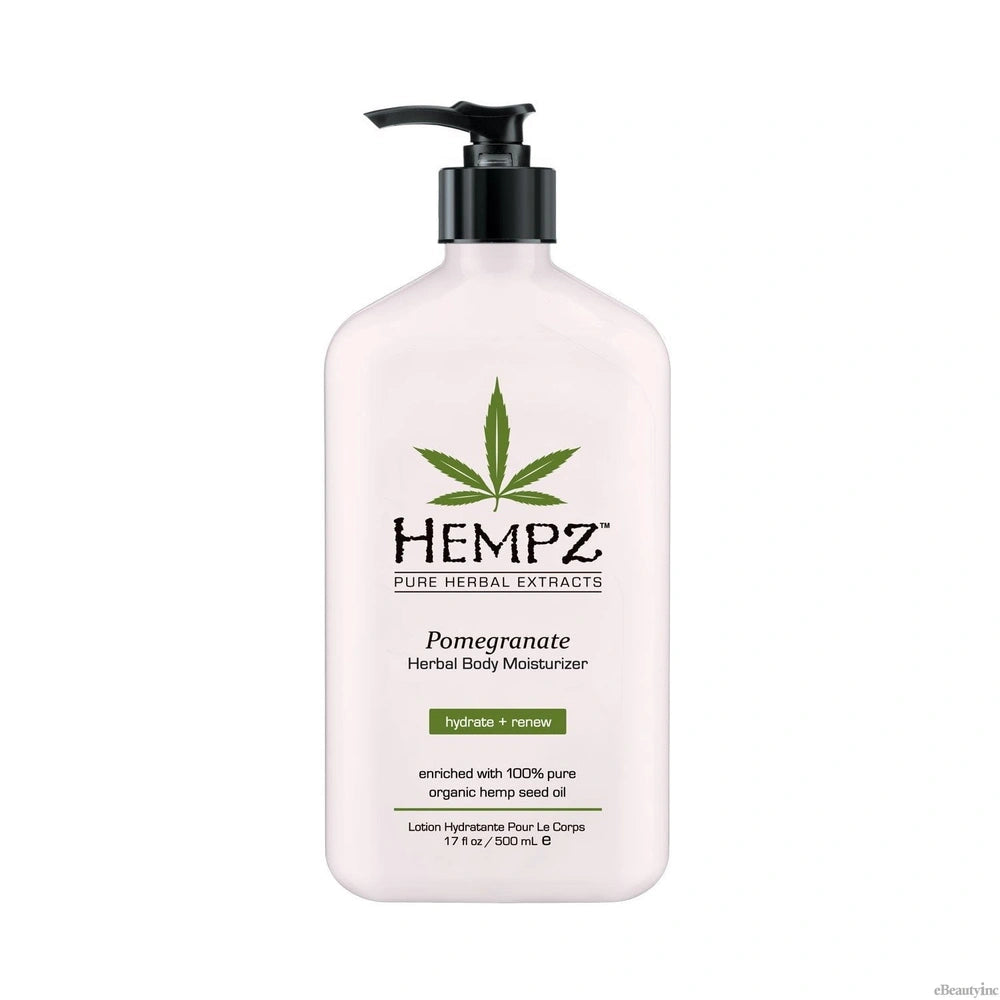 Pomegranate Herbal Body Moisturizer by Hempz for Unisex Lotion 17 OZ (Pack of 12)