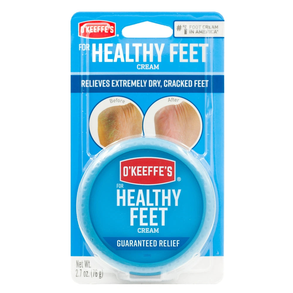 O Keeffe s for Healthy Feet Cream Jar for Extremely dry Cracked feet (Pack of 6)