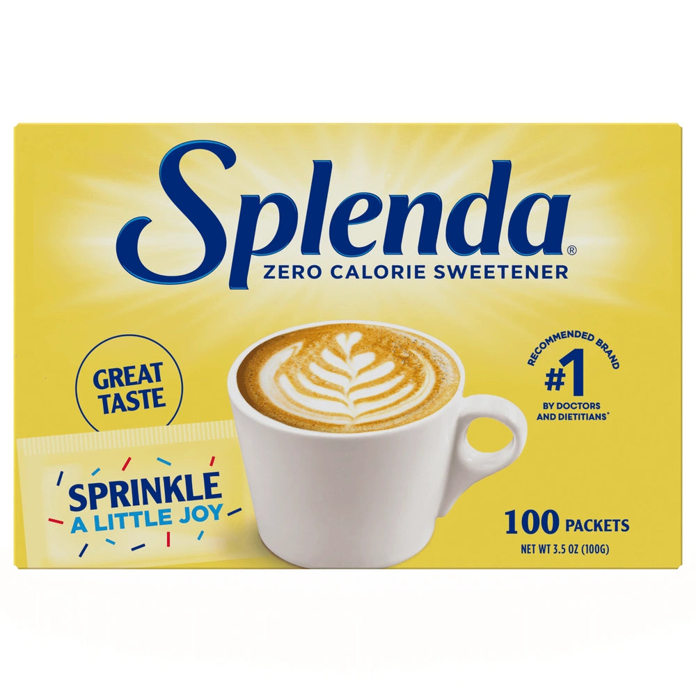 Splenda No Calorie Sweetener Packets 100ct (Pack of 12)