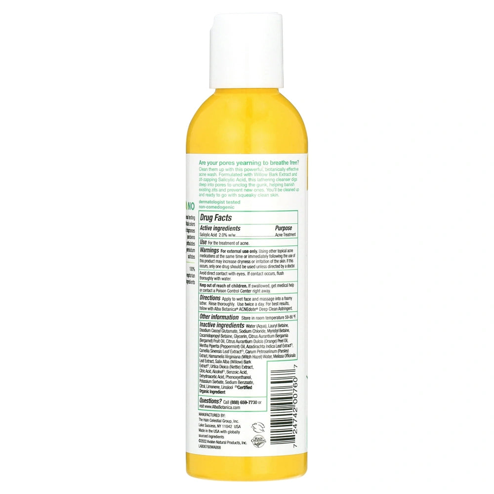 Alba Botanica Natural Acnedote Deep Pore Wash, 2 Per Case.6 Fl Oz (Pack Of 6)
