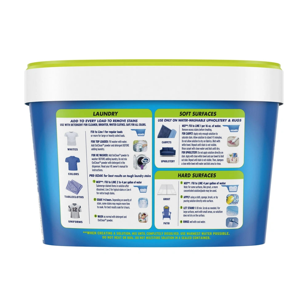 OxiClean Versatile Stain Remover Free Powder - 48 oz (Pack of 4)
