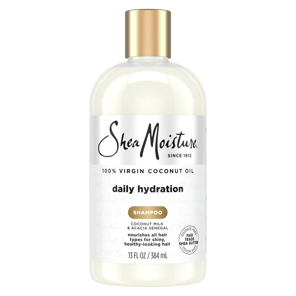 SheaMoisture Virgin Coconut Oil Shampoo Daily Hydration - 13 fl oz(Pack of 4)