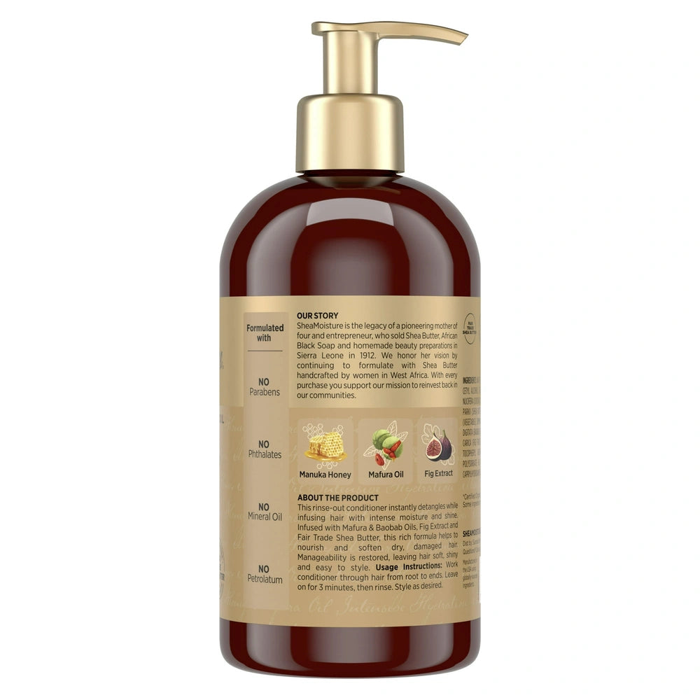 SheaMoisture Manuka Honey & Mafura Hair Oil Intensive Hydration Conditioner - 13 fl oz (Pack of 4)