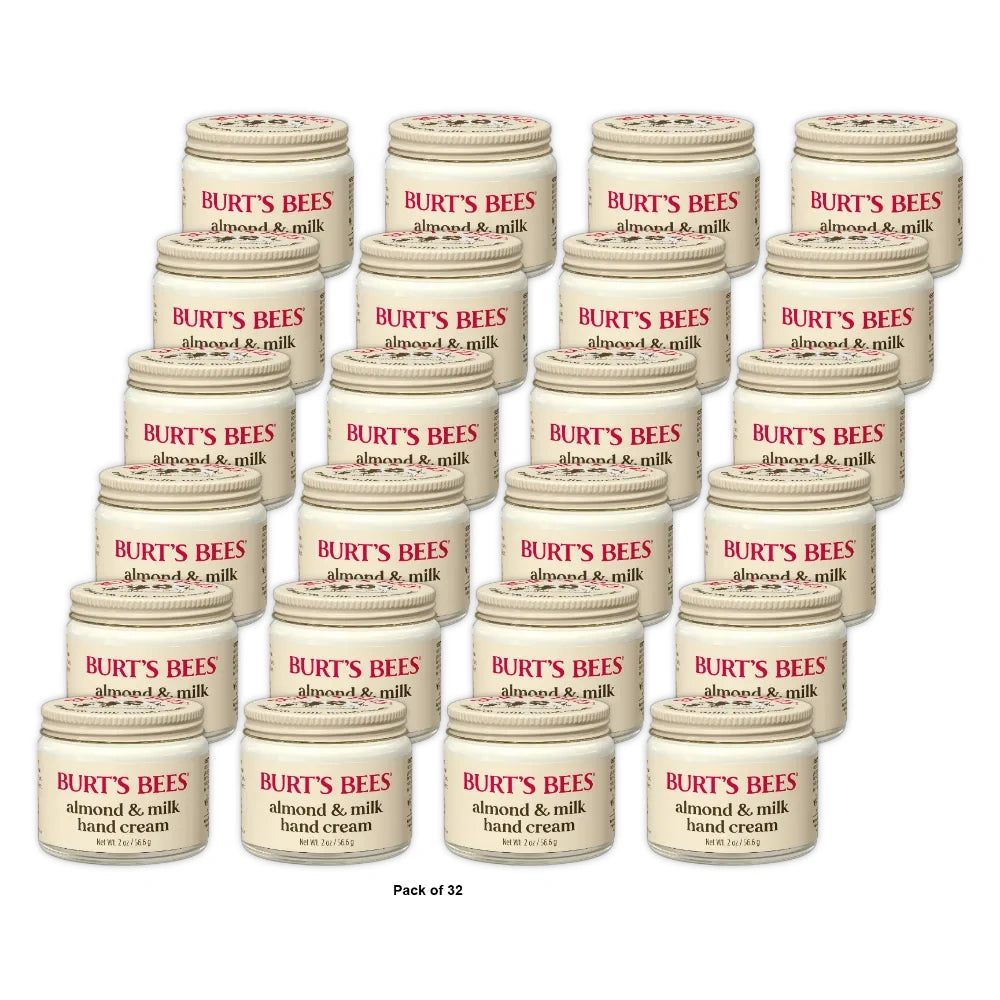 Burt's Bees Almond Milk Beeswax Hand Crème, 2 Oz (Pack of 32)