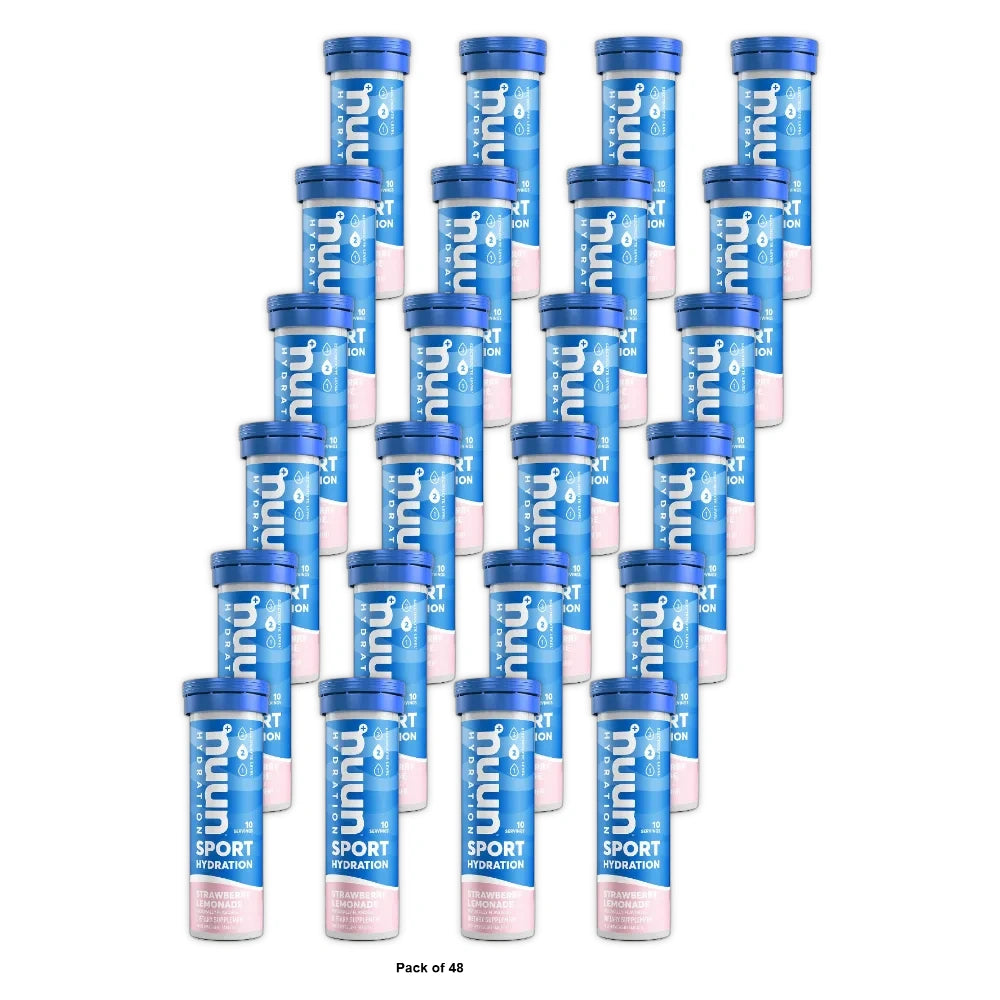 Nuun Hydration Nuun Active - Strawberry Lemonade - 10 Tablets (Pack of 48)