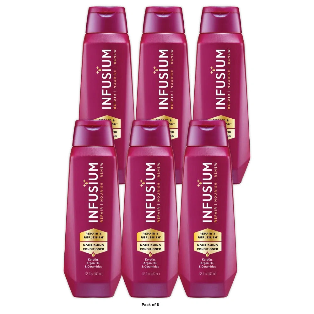 Infusium Moisturize & Replenish Conditioner 13.5 fl oz (Pack of 6)
