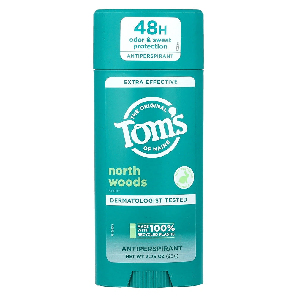 Tom s of Maine Extra Effective Antiperspirant North Woods 3.25 oz (Pack of 12)