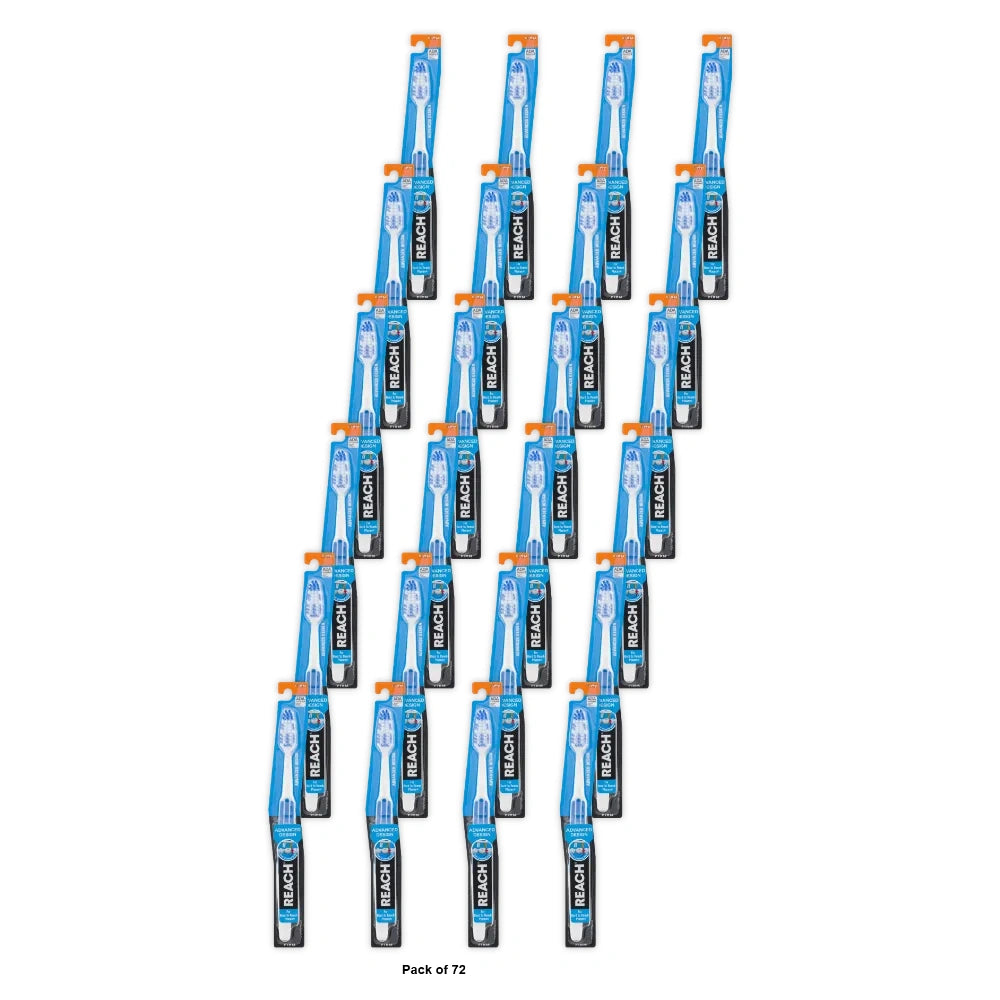 Reach Advanced Design Toothbrush Firm Full Head 1 Each 0.1 Oz (Pack Of 72)