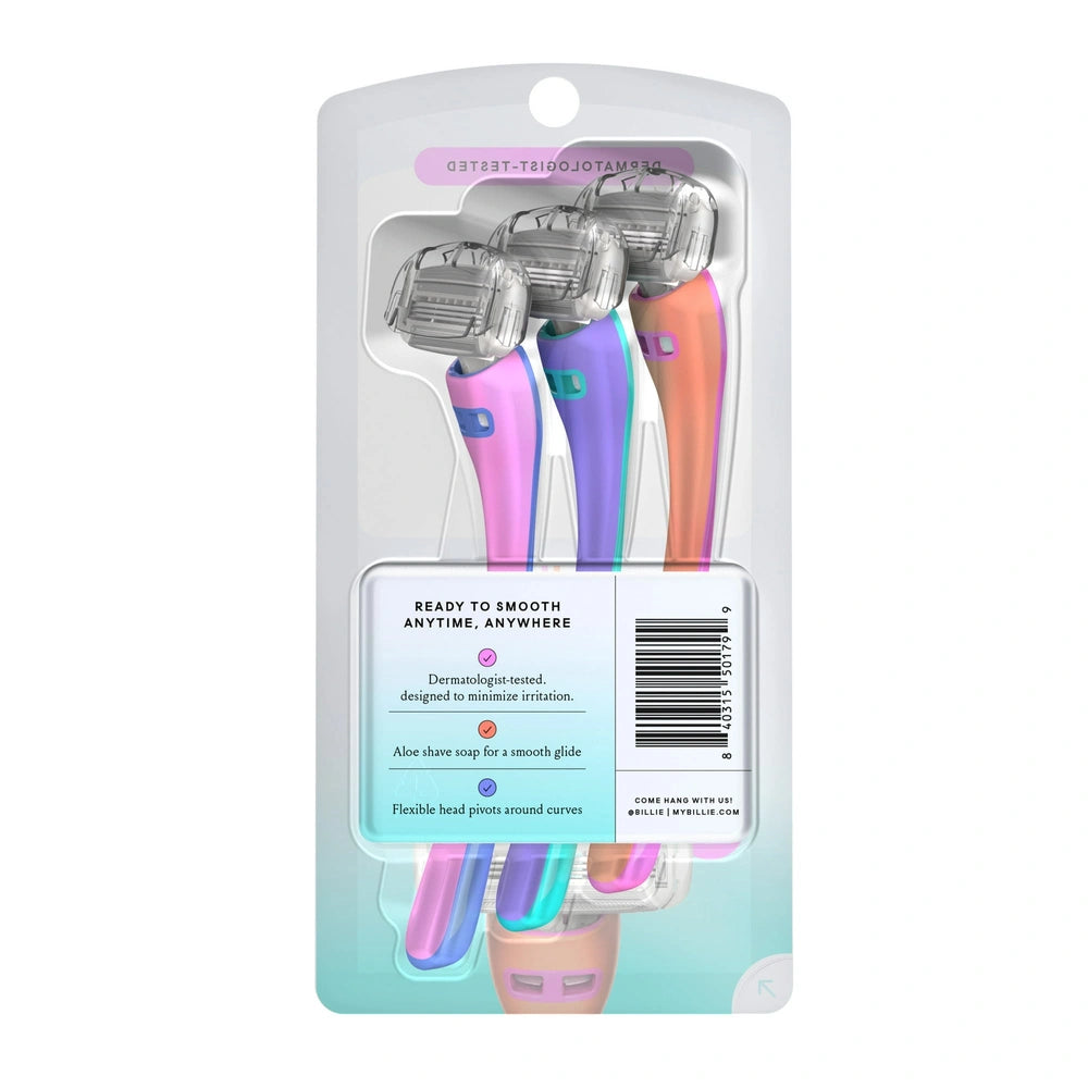 Billie Disposable Razor Malibu Mix (Pack of 12)