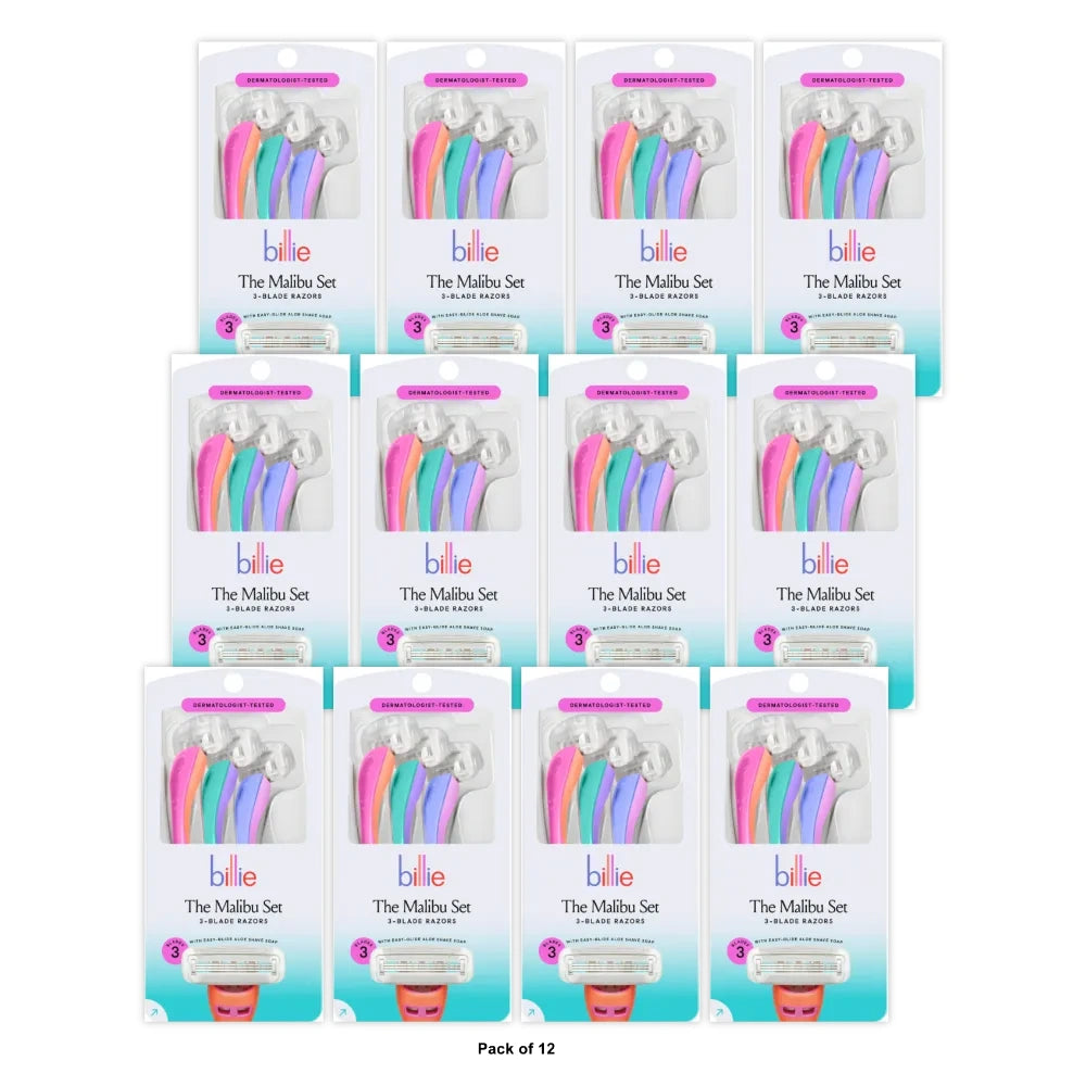 Billie Disposable Razor Malibu Mix (Pack of 12)