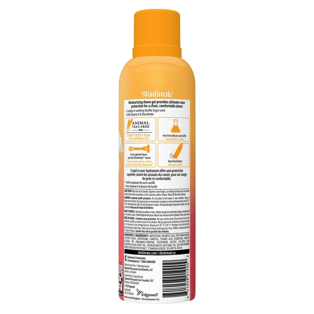 Skintimate Vanilla Sugar 7 oz(Pack of 6)
