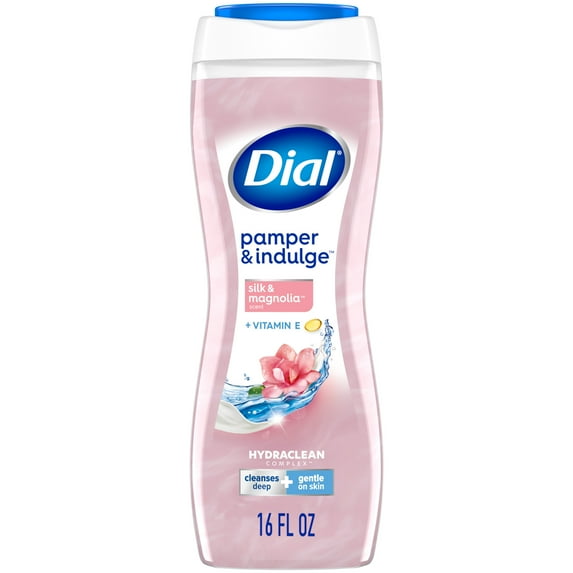 Dial Body Wash Silk & Magnolia 16 FL OZ (Pack of 6)