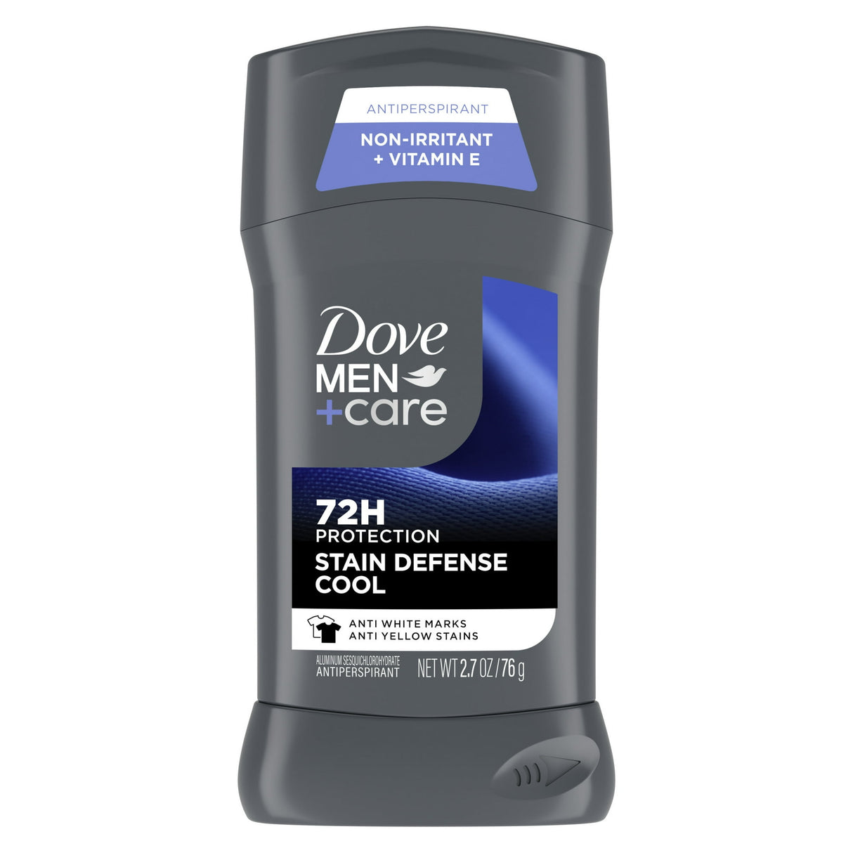 Dove Men+Care 72hr Solid Antiperspirant & Deodorant Stick Stain Defense Cool - 2.7 oz (Pack of 12)