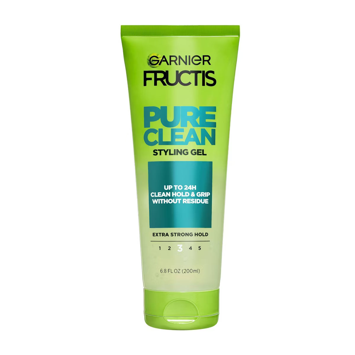 Garnier Fructis Style Pure Clean Styling Gel Extra Strong Hold 6.8Oz (Pack of 6)