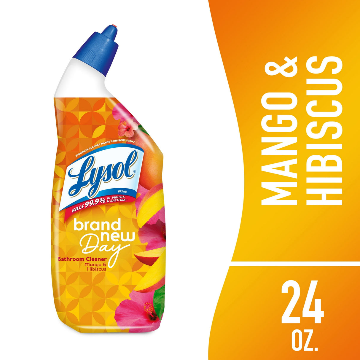 Lysol® Toilet Bowl Cleaner Gel For Cleaning and Disinfecting Stain Removal Br 24 oz (Pack of 9)