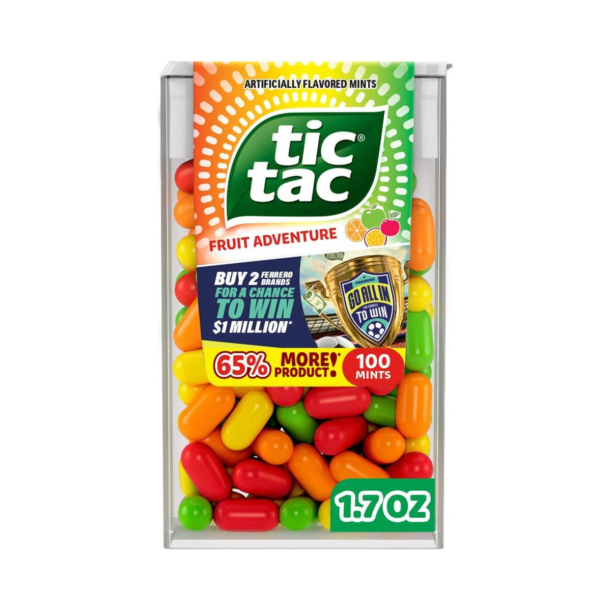 Tic Tac Fruit Adventure Single 1.7 Oz (Pack of 288) - view 2