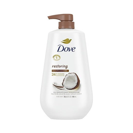 Dove Restoring Body Wash Coconut & Cocoa Butter 30.6 Oz (Pack of 3) - view 2