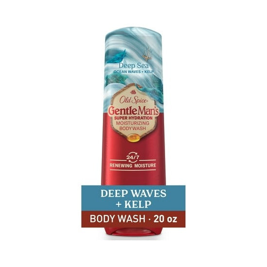 Old Spice Super Hydration Men's Deep Sea Body Wash 20 Oz (Pack of 4)
