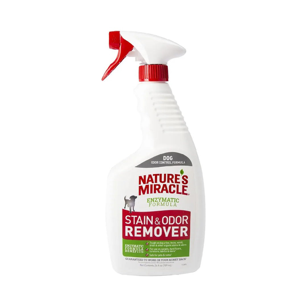 Nature's Miracle Stain & Odor Remover for Dogs 24 Oz (Pack of 6)