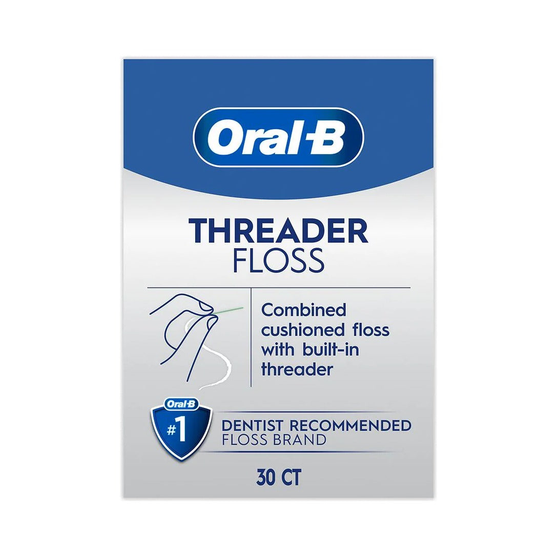 Oral-B Glide Pro-Health Threader Floss 30 Count (Pack of 48)