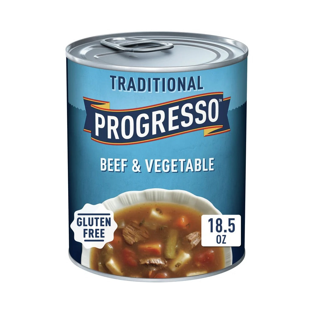 Progresso Traditional Beef & Vegetable Soup 19 Oz (Pack of 12)