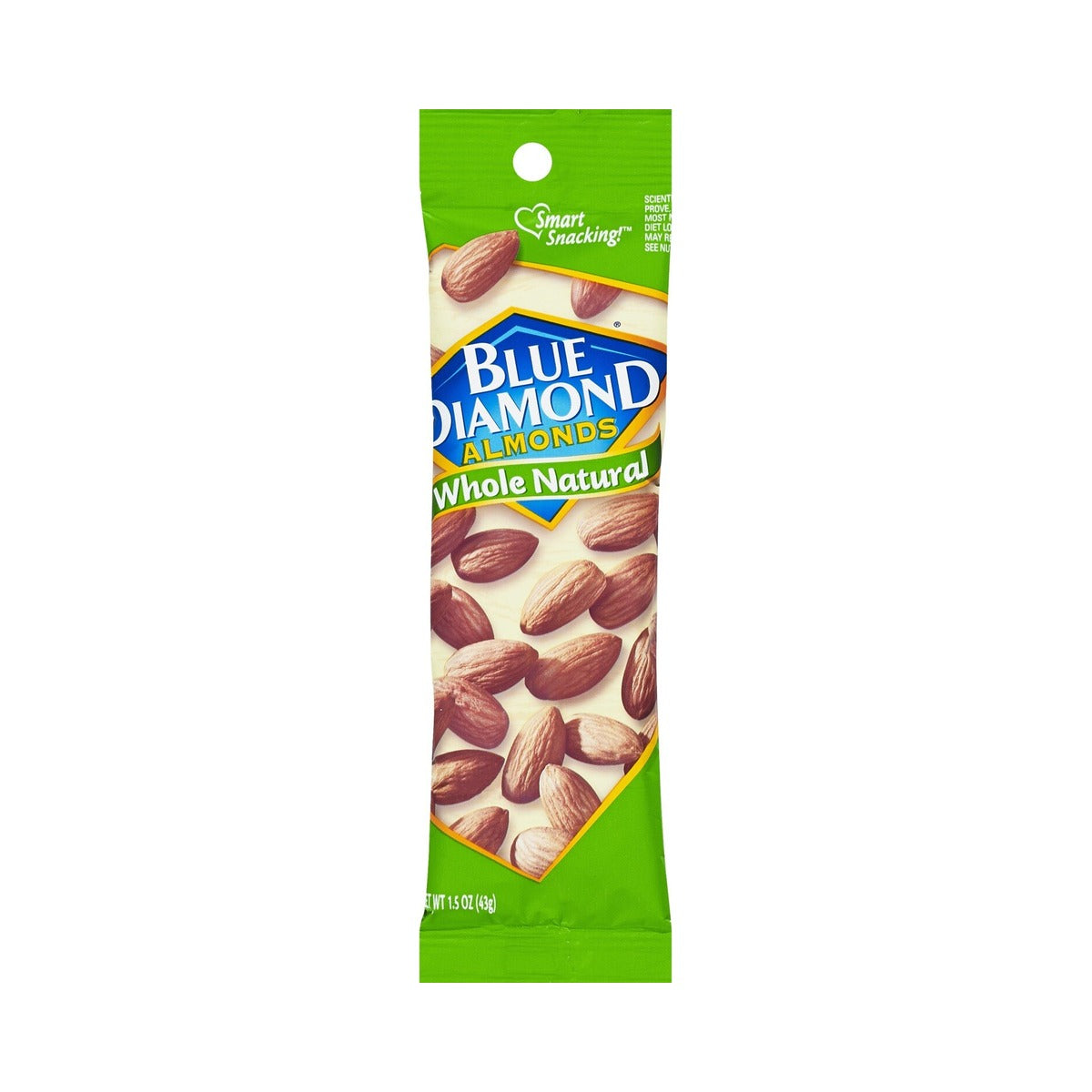 Blue Diamond Natural Whole Almonds 1.5 Lb (Pack of 144)