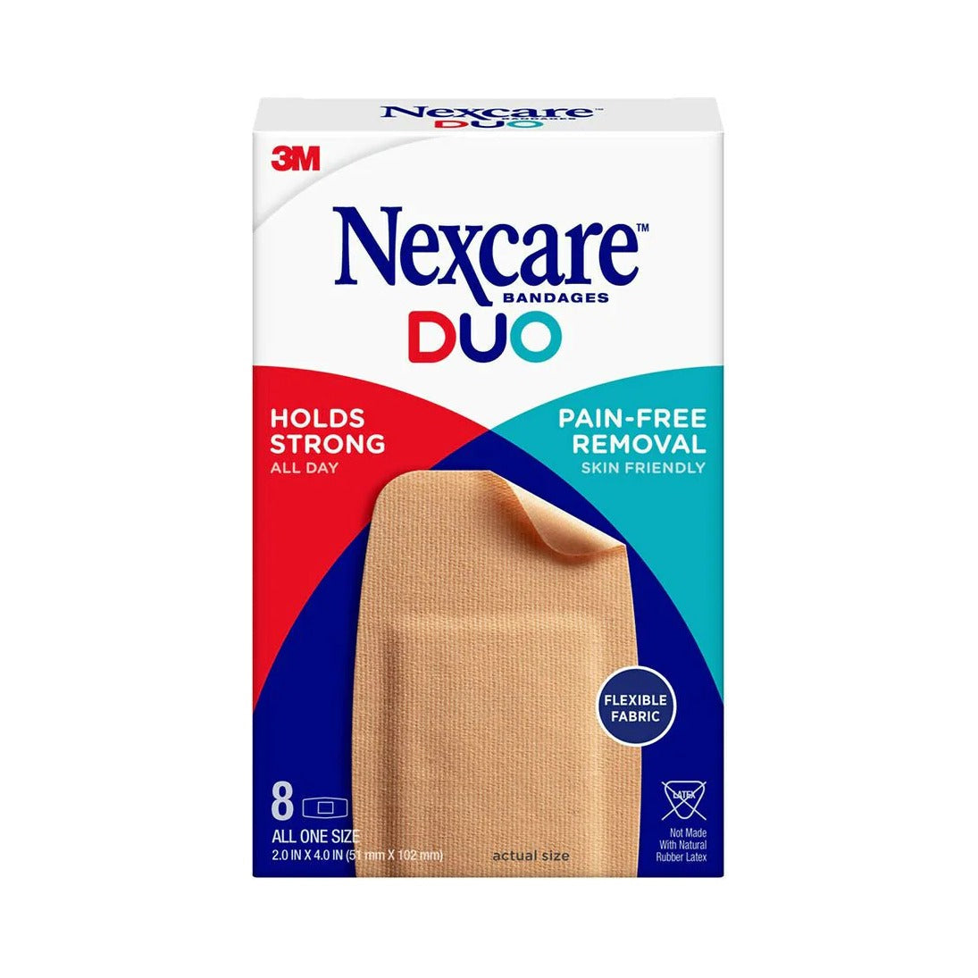Nexcare Duo Knee & Elbow Bandages 10-1/16 In (Pack of 24)