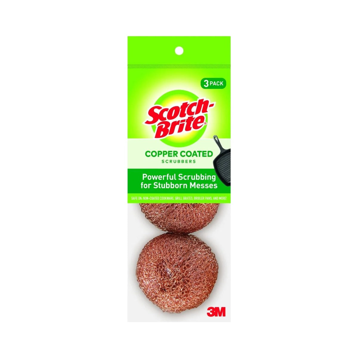 Scotch-Brite Copper Coated Scouring Pads 1 (Pack of 8)