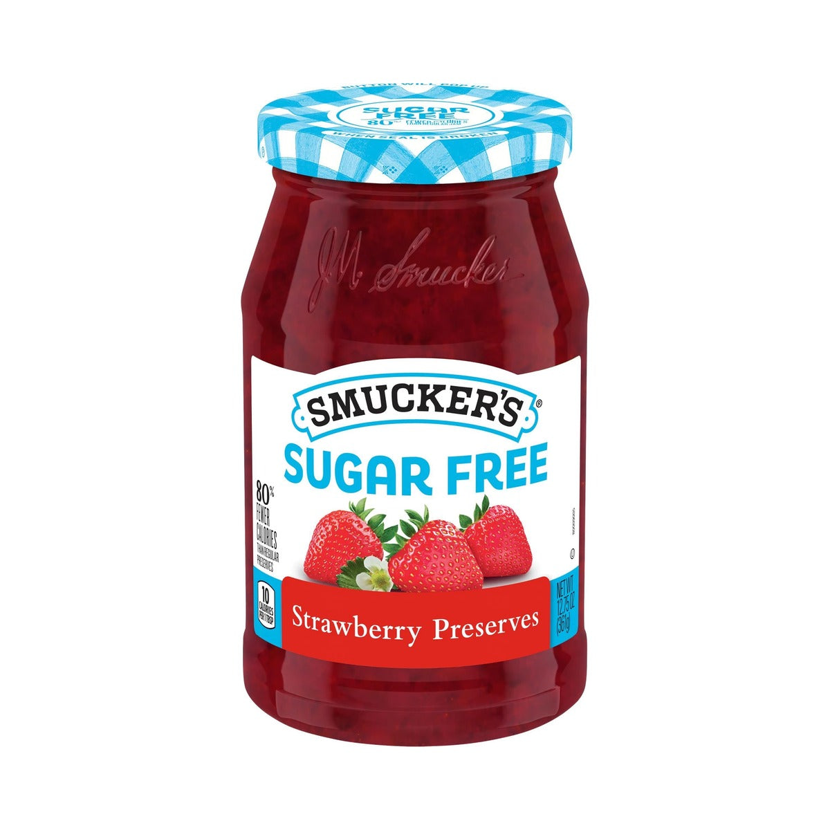 Smucker's Sugar Free Strawberry Preserves 12.75 Oz (Pack of 8)