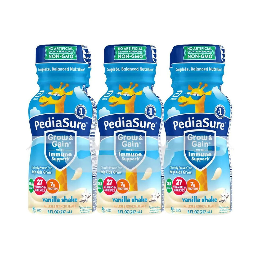 PediaSure Grow & Gain Vanilla 8 Oz (Pack of 4) - view 2