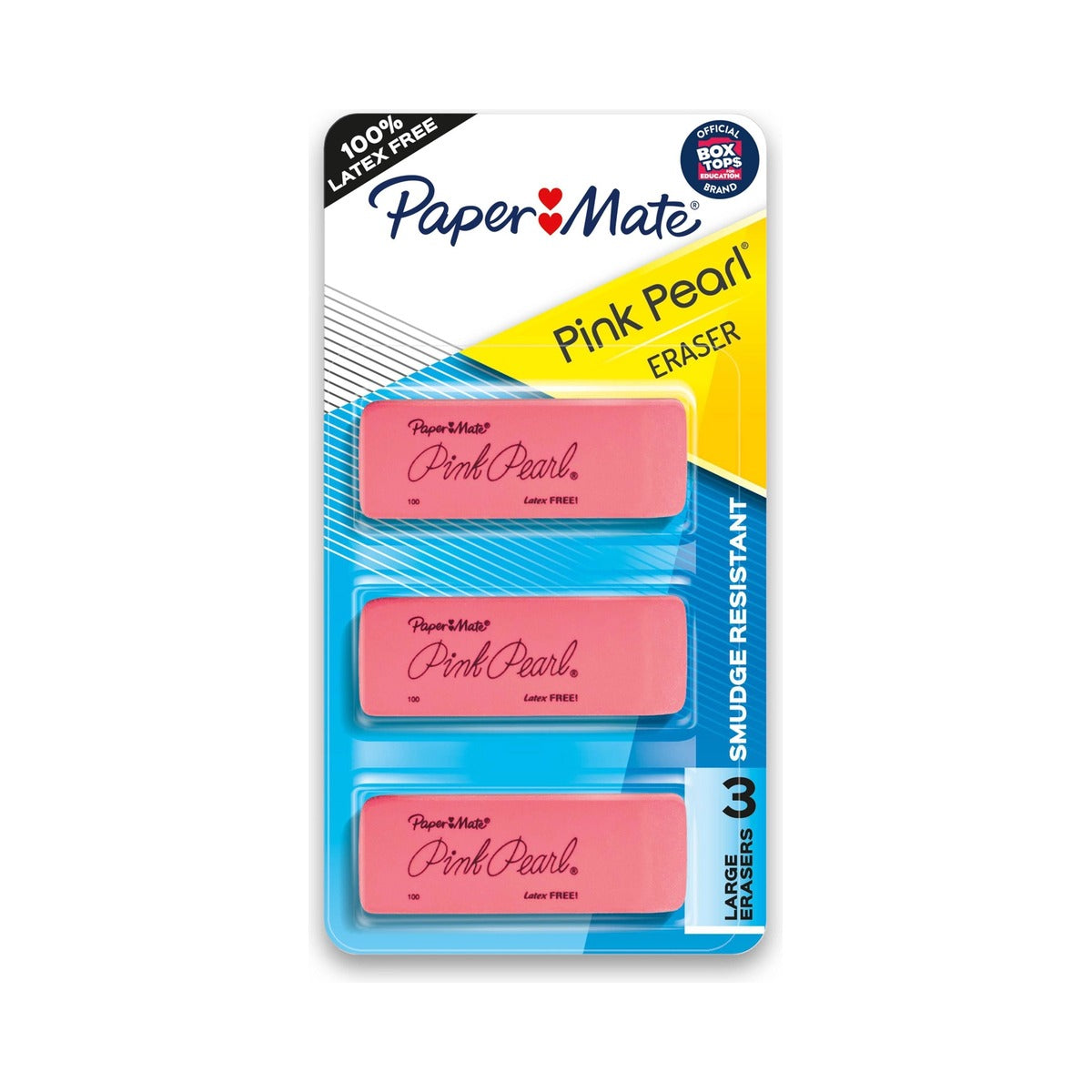 Paper Mate Pink Pearl Erasers Large (Pack of 144) - view 2