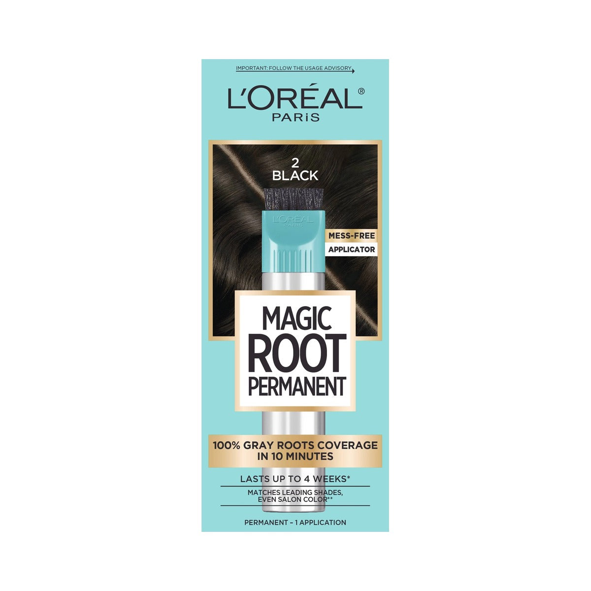 L'Oreal Paris Magic Root Rescue Permanent Hair Color Black (Pack of 12) - view 2