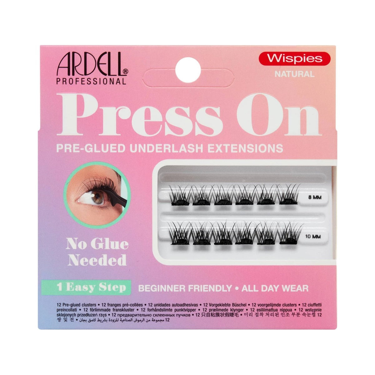 Ardell Press-On Mini Wispies Natural False Eyelashes (Pack of 72) - view 2