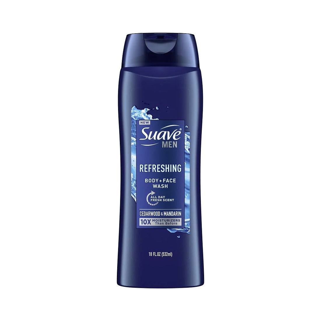 Suave Men Body & Face Wash 18 Oz (Pack of 6)