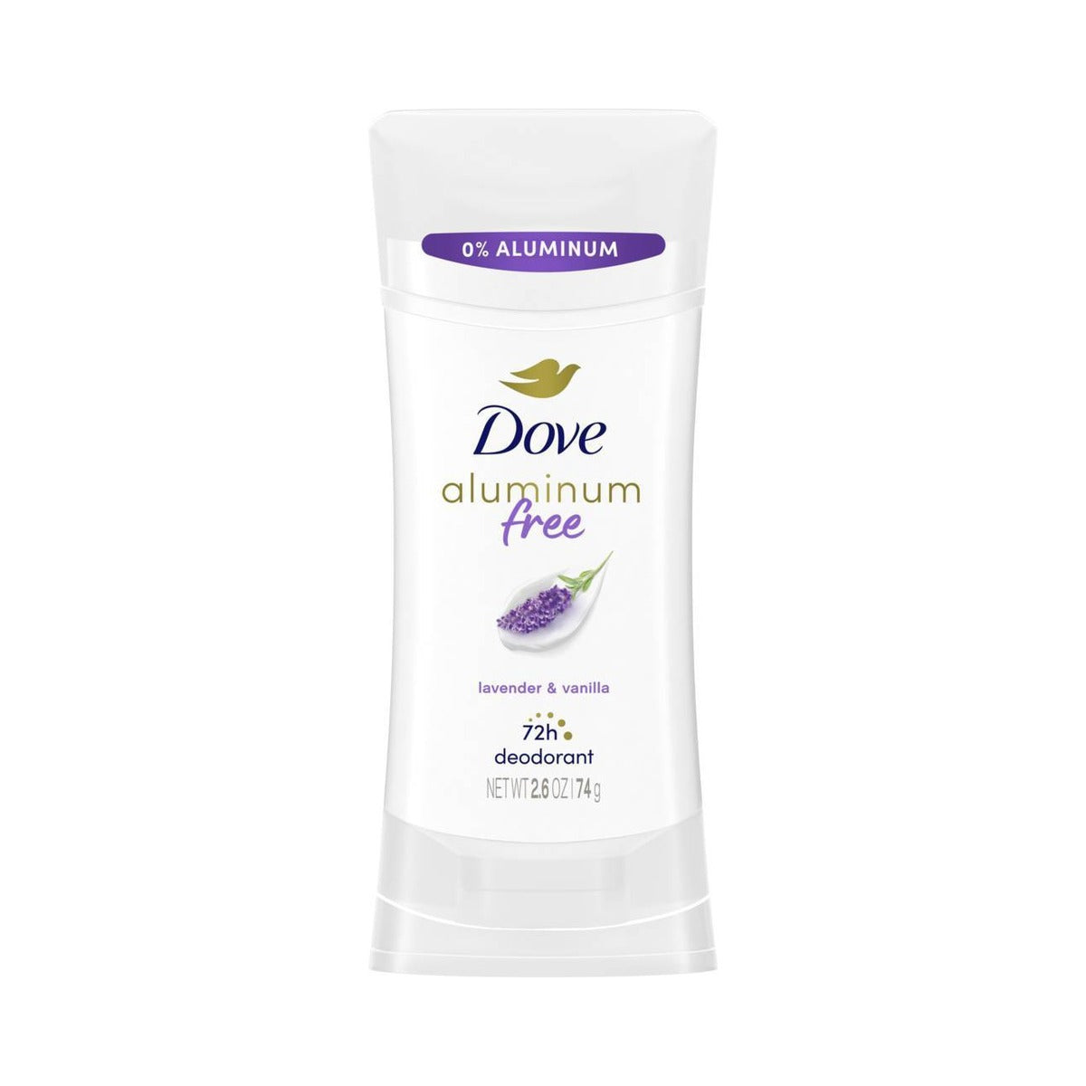Dove 0% Aluminum Lavender Vanilla Deodorant 2.6 Oz (Pack of 12) - view 3