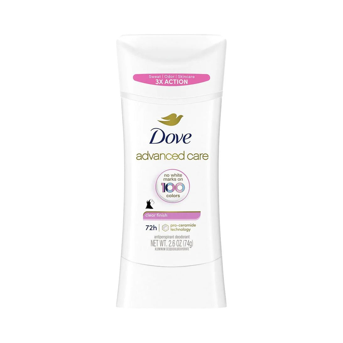 Dove Advanced Care Invisible Clear Finish 2.6 Oz (Pack of 12) - view 2