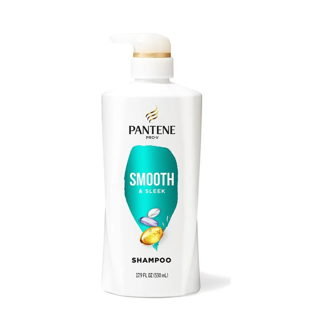 Pantene Pro-V Smooth & Sleek Shampoo 17.9 Oz (Pack of 4)