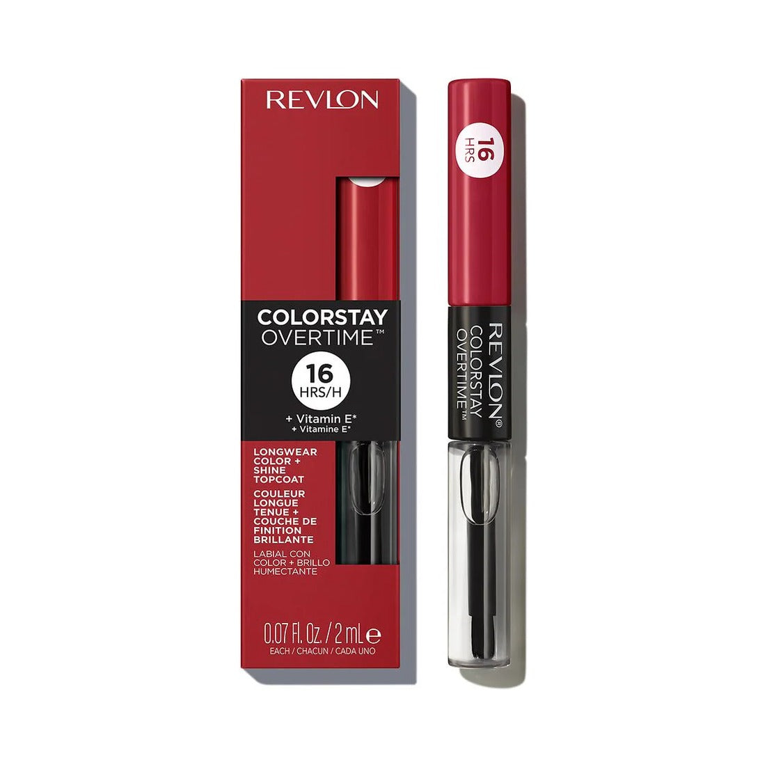 Revlon ColorStay Overtime Longwearing Lip Gloss 0.14 Oz (Pack of 72)