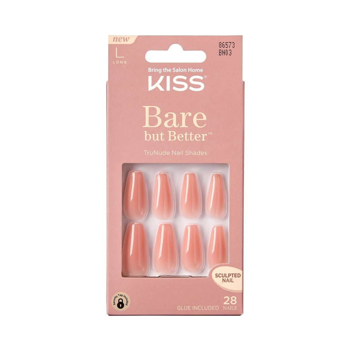 KISS Bare but Better Sculpted Nude Glow Fake Nails (Pack of 36) - view 2